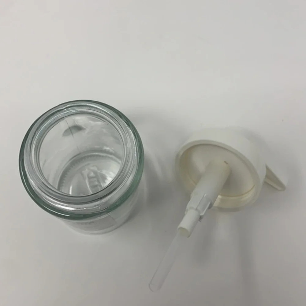Ikea TACKAN soap dispenser glass dishwashing soap